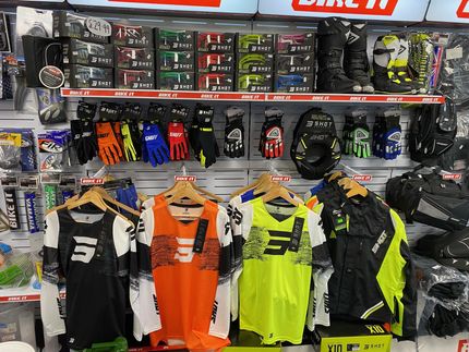 Motorcycle gear store shop near me